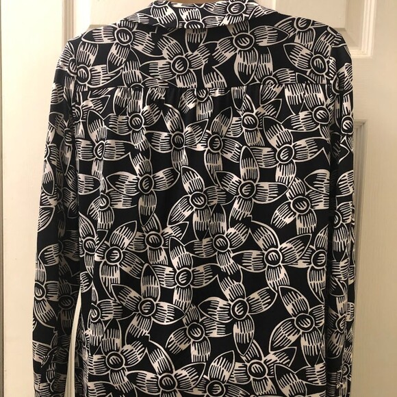 Vintage Diane von Furstenberg Women’s Silk Collared Slip On Dress Size 4 - Picture 10 of 13